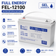 Аккумуляторная батарея Full Energy FEL-12100 12В 100Ah GL Серый - изображение 2