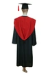 Академическая мантия магистра GoldenLeo c капюшоном R071043 р. XL - изображение 3