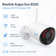 Зовнішня IP-камера відеоспостереження Reolink Argus Eco Series B320 3 МП IP65 Wi-Fi White - зображення 2