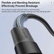 Micro USB-кабель Toocki 2.4A (3 м черный) для Samsung Redmi, быстрая зарядка PD, Micro-кабель для вентилятора, наушников, зарядного устройства, USB-кабель для передачи данных - изображение 4