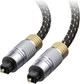 Цифровой оптический аудиокабель Cable Matters TOSLINK, Fiber Optic Cord, SPDIF Digital Audio Optical Cable, 1.8м черный - изображение 1