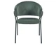 Стілець KAY чорний каркас/зелений тк. - зображення 3