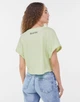 Топ Bershka салатовий з принтом OYFDL385 L - зображення 4