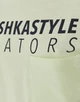 Топ Bershka салатовий з принтом OYFDL385 L - зображення 5