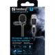 Провідний петличний мікрофон Streamer USB Clip USB-A/USB-C, кабель 3м, чорний - изображение 4