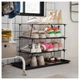 Полиця для взуття IKEA GREJIG, сірий, 206.200.61 - изображение 4
