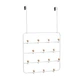 Дверная вешалка 59,69x36,19x10,16 см белая Estique Multifunktionale Türgarderobe Umbra - изображение 1