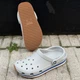 Чоловічі Ретро крокси Сірі класік Crocs Crocband Runner Clogs Atmosphere (44-45, сірий) - зображення 9