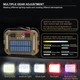 Фонарь кемпинг TZD-01-COB(White+Yellow+Red+Blue)-PRO Power Bank Li-Ion акк. солнечная батарея ЗУ Type-C магнит крюк Box - изображение 6