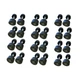 Уретановый гантельный ряд Generation Fitness FF51D4B-10/37,5kg (12 пар) 570 кг - изображение 1