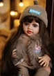 Реалістична Кукла Реборн 55 см повністю вінілова Doll Reborn Baby К0100203 - зображення 2