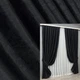 Комплект готових штор VR-Textil Софт № 2022ш Чорний 200х270 см 2шт (32-422) - зображення 1