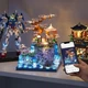 Конструктор Китайский дом Сакура с LED подсветкой 2436 деталей с водопадом для детей и взрослых - изображение 6
