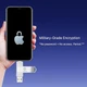 Флешка для iPhone на 128 ГБ Сертифицированная Apple MFi (фото, видео, контакты) Серый - изображение 4
