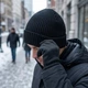 Шапка бини (докер) Черная OneSize унисекс укороченная с подворотом Черный - изображение 2