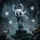 Фигурка Полый Рыцарь 10 см Hollow Knight Коллекционная игровая статуэтка из ПВХ, Мини-модель героя в плаще - изображение 6