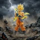 Коллекционная игровая статуэтка 16 см Son Goku Super Saiyan anime Dragon Ball экшн - фигурка Сон Гоку аниме Драгон Болл - изображение 3