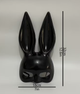 Маска Зайка Playboy карнавальная для парня и девушки универсальная, сексуальная маска Заяц плейбой Черный - изображение 7