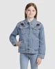 Детская джинсовая куртка Levi's с вышивкой 1159863545 (Синий 140-155 см) на рост 140-155 см - зображення 1