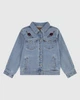 Детская джинсовая куртка Levi's с вышивкой 1159863545 (Синий 140-155 см) на рост 140-155 см - зображення 4