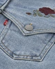 Детская джинсовая куртка Levi's с вышивкой 1159863545 (Синий 140-155 см) на рост 140-155 см - зображення 6