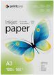 Papier fotograficzny PrintPro A3 180 g/m2 100 arkusze Glossy (PGE180100A3) - obraz 1