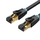 Патч-корд Vention CAT 8 SFTP Ethernet, 0.5 m, Black (IKABD) - зображення 1