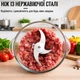 Измельчитель кухонный A-PLUS 3 л чопер измельчитель, комбайн для кухни, блендер со стеклянной чашей - изображение 10