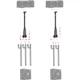 Удлинительный кабель питания для видеокарты KELEPU, 12 В HPWR GPU 3*8pin на 16pin (12+4P), поддерживает серии 3090Ti/40/50, угловой соединитель 90 градусов, черный, 34 см - изображение 2