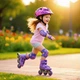 Комплект шлем и защита Maraton с регулировкой по объему размер S-M 3-15 лет Purple/Pink (3446747485) - изображение 2