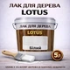 Лак для дерева LOTUS декоративно-защитный глянцевый Белый 5 л - изображение 1