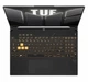 Ноутбук ASUS TUF F16 (FX607VJB-RL143W), Intel Core 5 210H / 16″ / 144 Гц / RAM 16 ГБ DDR4 / SSD 512 ГБ / Intel Graphics + RTX 3050 / Windows 11 Home / Чорний із сірий - изображение 3