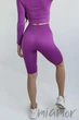 Велосипедки бесшовные в рубчик GIULIA Tracks Rib AMETHYST ORCHID S/M Фиолетовые - изображение 3