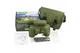 Бинокль профессиональный WATERPROOF ARMY 10*50 с компасом и дальномерной сеткой Зеленый - изображение 6