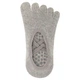 Носки для йоги серые с закрытыми пальцами нескользящие SP-Sport Yoga Socks 8954 размер 36-41 Grey - зображення 4
