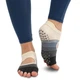 Носки для йоги с открытыми пальцами нескользящие трехцветные SP-Sport Yoga Socks 9813-2 размер 36-41 Black-Blue-Beige - изображение 1
