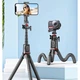 Штатив RTAKO C03 Octopus Extendable Tripod Selfie Stick (with Detachable Phone Holder) Black (6942063212416) - изображение 8