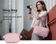 Портативная водонепроницаемая сумка на одно плечо для фотоаппарата K&F Concept Alpha Camera Sling Bag 10л Pink (KF13.157V9) - изображение 2