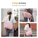 Портативная водонепроницаемая сумка на одно плечо для фотоаппарата K&F Concept Alpha Camera Sling Bag 10л Pink (KF13.157V9) - изображение 9
