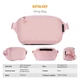 Портативная водонепроницаемая сумка на одно плечо для фотоаппарата K&F Concept Alpha Camera Sling Bag 10л Pink (KF13.157V9) - изображение 10