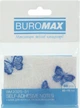 Блок пластиковый для заметок с клеевым слоем Buromax Butterfly Arabeski 50х75 мм 50 листов (BM.2325-31) - изображение 1