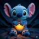 М'яка інтерактивна іграшка Soft Toys «Стіч» з підсвіткою, музикою та ефектом дихання, світиться, колискова - изображение 2