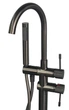 Cмеситель для ванны напольный GRACE графит латунь ARIA-801 GUN METALL - изображение 4