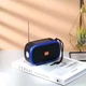 Bluetooth колонка TG632 (FM радіо, ліхтарик, сонячна панель)- голубий - изображение 2