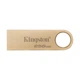 Флеш-накопичувач Kingston USB 3.2 SE9 G3 256GB 220MB/s Metal/Gold - зображення 3