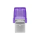 Флеш-накопичувач Kingston USB 3.2 DT microDuo 3C 128GB (Type-A/Type-C) (200Mb/s) - зображення 1