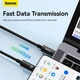 Кабель Baseus Tungsten Gold Fast Charging Data Cable Type-C to Type-C 240W 2m Black - изображение 12