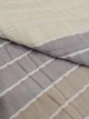 Рушник мусліновий для обличчя Malloory Home Смужки 50*100 см Світло-сірий/Бежевий - зображення 5