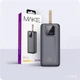 УМБ MAKE 30000 mAh 22.5W Basic PD/QC 3.0/QC 4.0+ Black (MPB-308BK) - изображение 3
