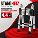 Телескопічна шарнірна драбина StandHeiz Poland DT440 2.2×2.2 (4.4 м) - зображення 1
